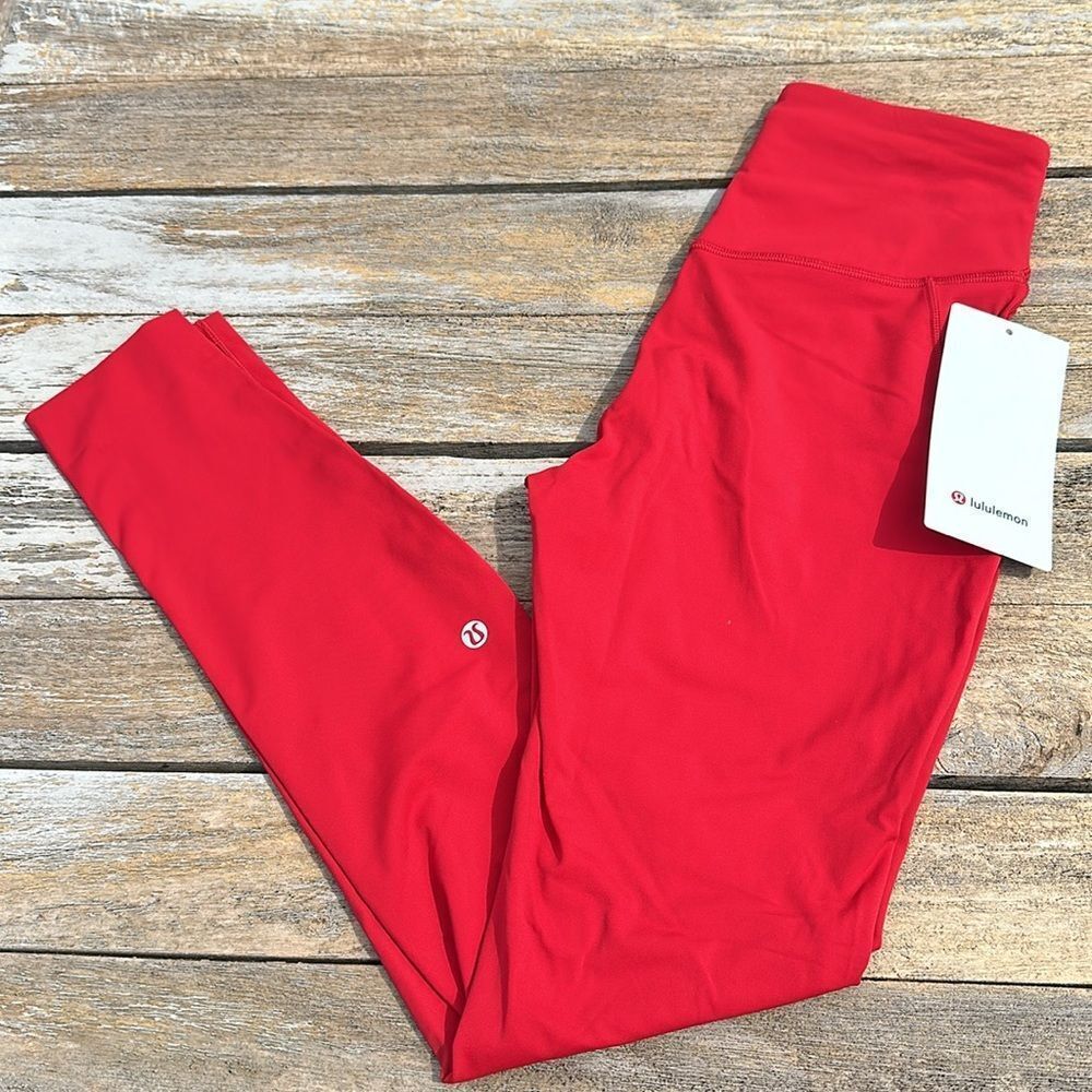 lululemon set Red Pace Leggings and Tank